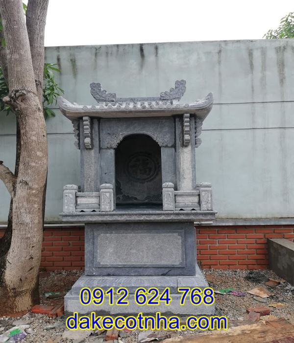Xây miếu thờ thành hoàng làng, miếu thờ thành hoàng bằng đá