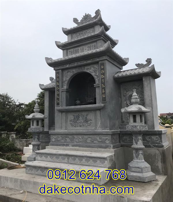 Miếu thờ thần linh bằng đá tự nhiên đẹp giá rẻ MT3,mẫu miếu thờ đẹp, miếu thờ