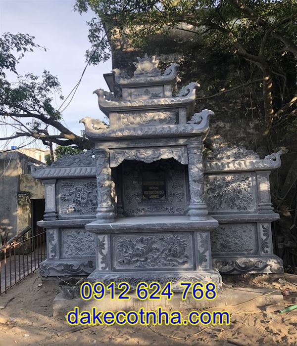Xây miếu thờ thần linh bằng đá đẹp tại An Giang, xây miếu thờ đẹp tại an giang