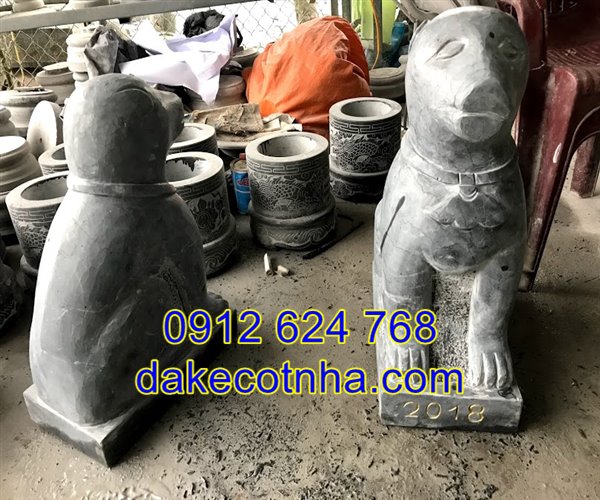 Chó đá canh cổng đẹp giá rẻ