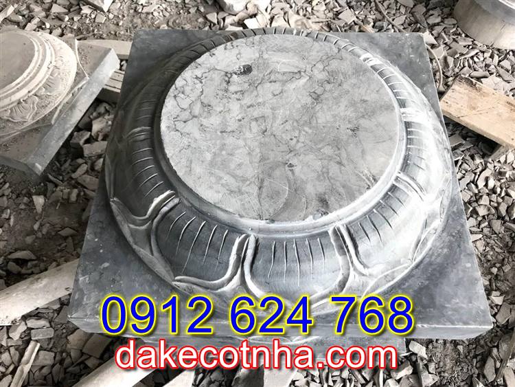 Bán mẫu đá tảng kê cột tròn đẹp tại Vĩnh Phúc,đế kê cột nhà tại Vĩnh Phúc