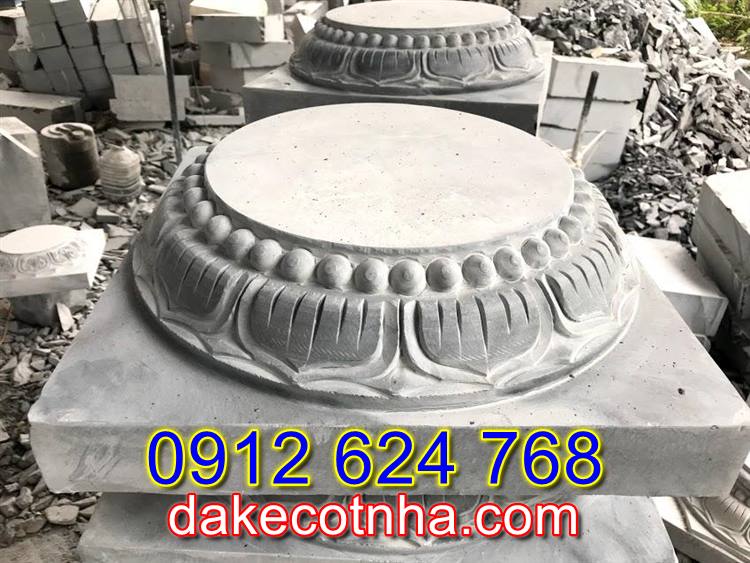Bán đế kê cột nhà bằng đá tại Vĩnh Phúc, đá tảng kê cột gỗ tại Vĩnh Phúc