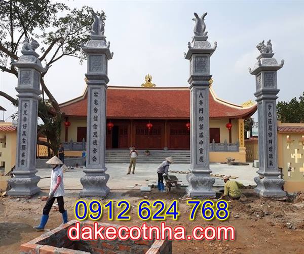 Làm cổng chùa bằng đá tại Bắc Ninh,làm cổng tam quan đá tại Bắc Ninh