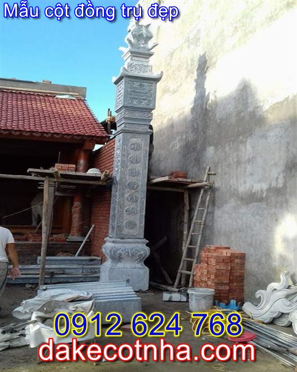 mẫu cột đồng trụ từ đường 01