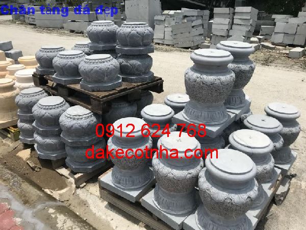 , mẫu chân tảng bằng đá đẹp